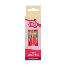 Colorant alimentaire gel FunCakes - Poppy Red 30 grammes
